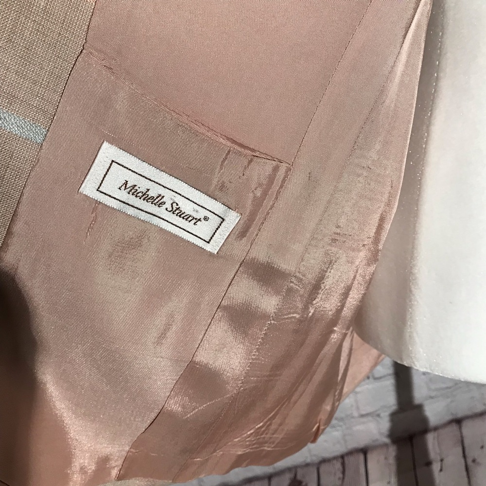 Linen Suit Jacket, Subtle Colors. Throwback! - image 4